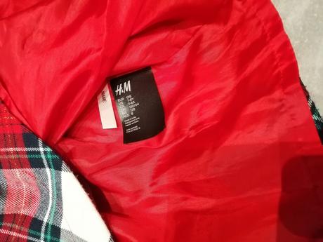 Dievčenské šaty káro ham, v128, 7-8r, h&m,128