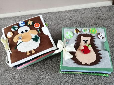 Šitá kniha quiet book,