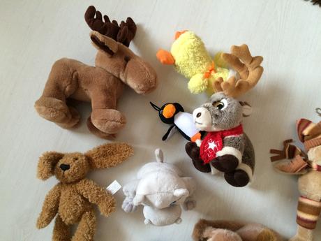 Plyšové hračky 3eur/kus,