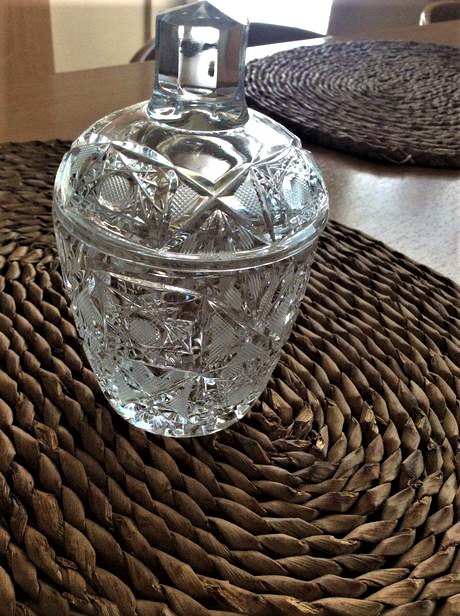 Kryštálová cukornička bohemia, 