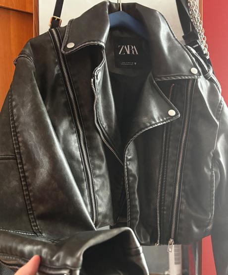 Kožená bunda zara, zara,xs