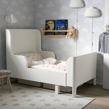 Detská rastúca posteľ ikea, šírka (cm): 80,dĺžka (cm): 200
