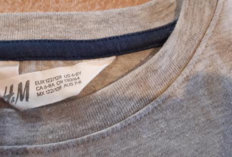 Tričko s premieňacím obrázkom 122/128, h&m,122