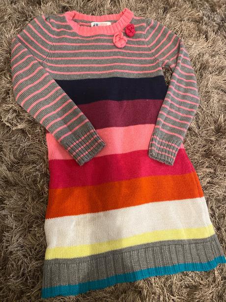 Svetrové šaty, h&m,110