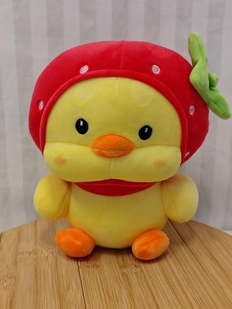 Plyšák strawberry duck jahodové káčatko, 22 cm,