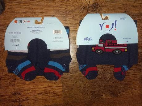 Bavlnené s pogumovanymi chodidlami, 80 / 86