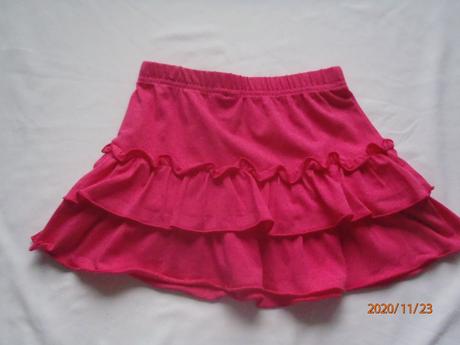 Červená volánová suknička, brendon,98