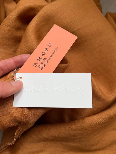 Ľanové maxikomono ninja retzer,