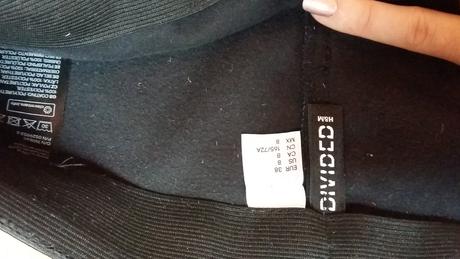 Koženkové nohavice h&m, h&m,38