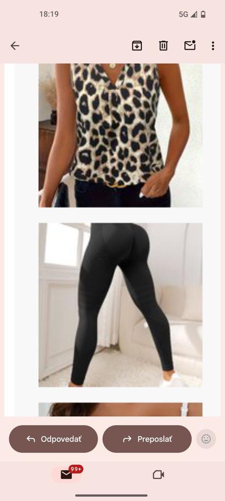 Blúzka a legíny, l