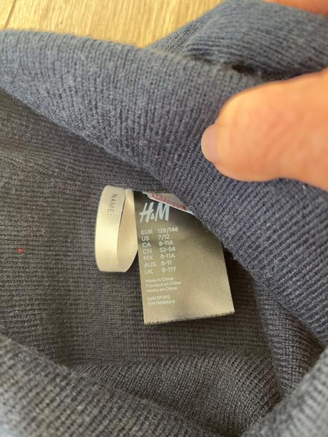Čiapka + rukavice, h&m,128