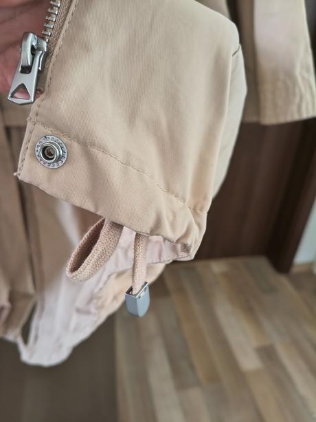 Benetton prechodná bavlnená parka s 3/4 rukávom m, benetton,m