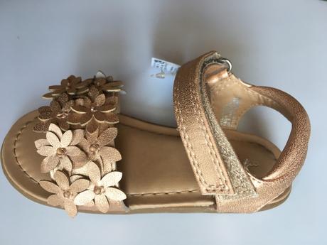 Sandálky next v. 25,5  zlatá ružová, next,25