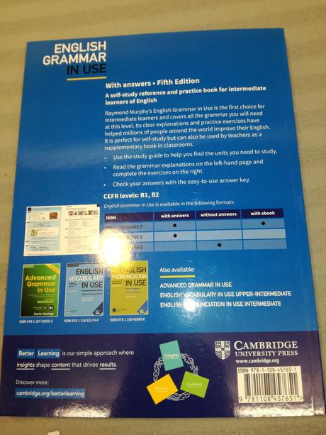 Raymond murphy english grammar in use, 