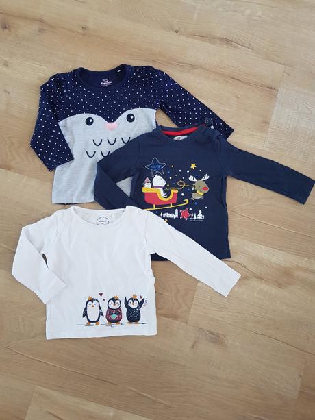 Vianocne tricka s dlhym rukavom 80, 80