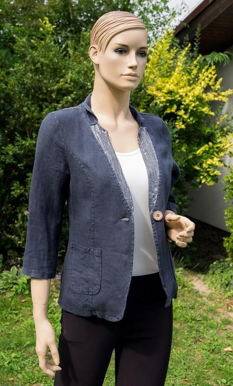 Talianske ľanové sako s, s