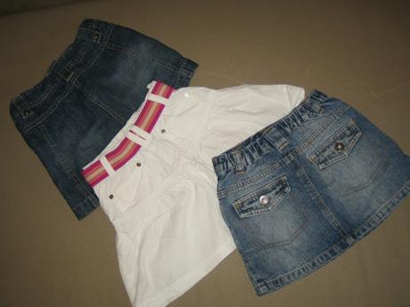 3x sukničky 98,104,116, 98