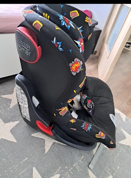 Britax römer autosedačka king ii black, comic fun, britax