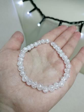 Handmade náramok z krištáľu, 
