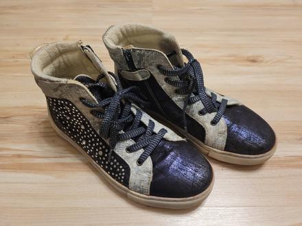 Kožené zateplené topánky, primigi,37