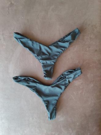 Čierne plavkové bikiny 2ks, veľ l, typ brazil, l