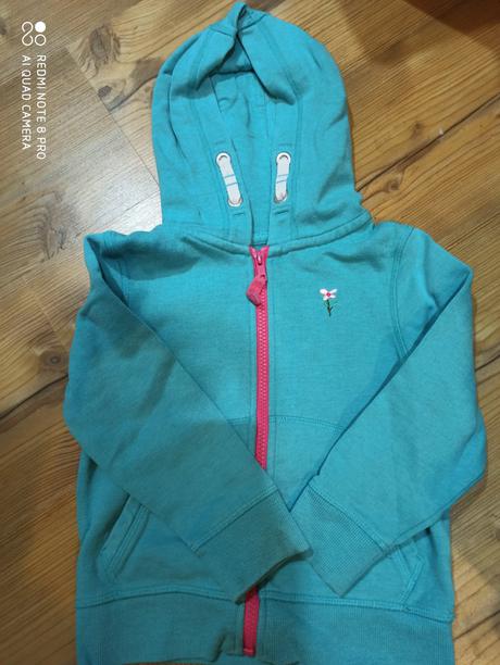 Tyrkysová mikina, next,104