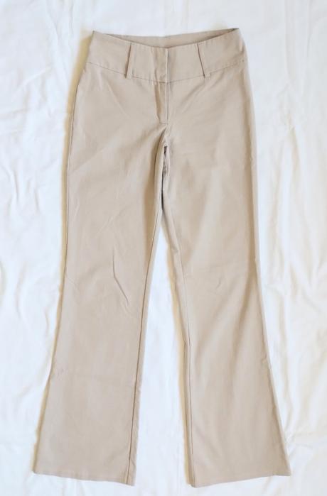 Krémové dlhé nohavice, street one,xs