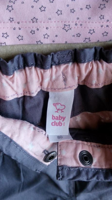 Súpravička hviezdička - nohavice, tričko, c&a,80