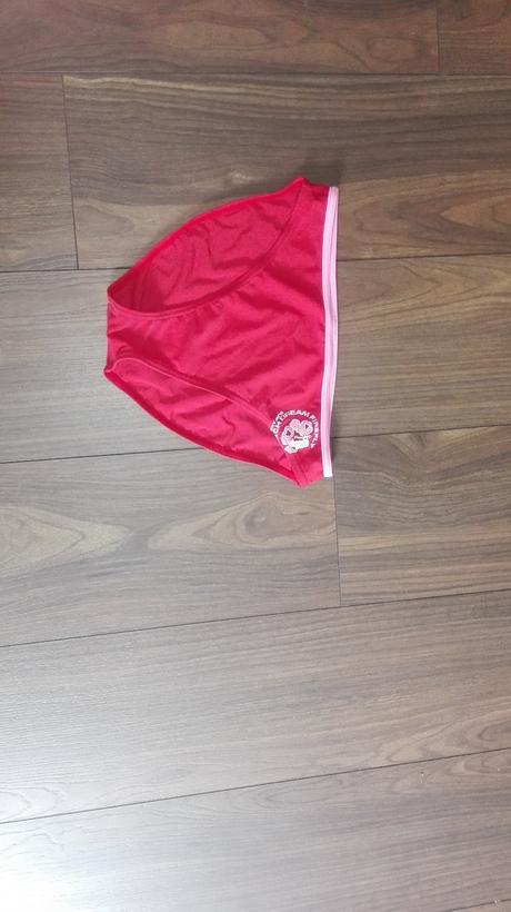 Červené plavky spodok, spodný diel firefly, xs