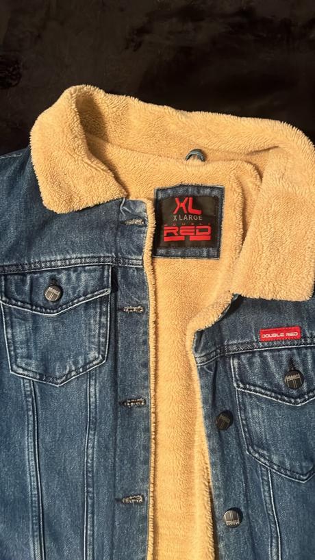 Zateplena riflova bunda, xl