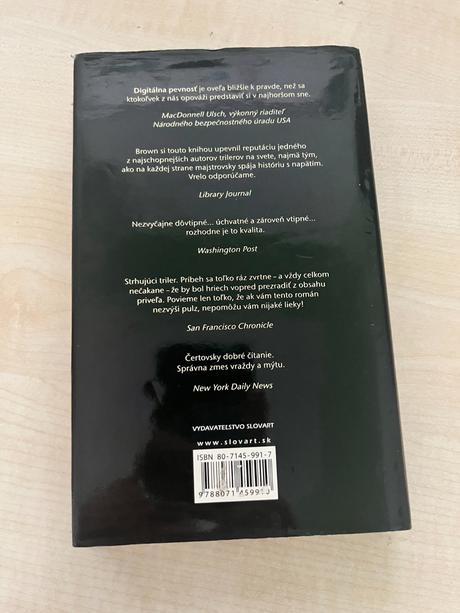 Digitálna pevnosť od autora dana browna,