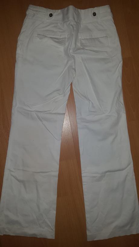 Biele nohavice, zara,38