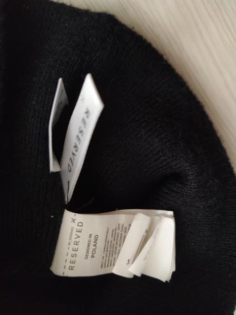 Čierna čiapka 3-6 rokov, reserved,104