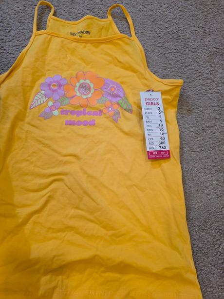 Letný komplet oranžový, pepco,164