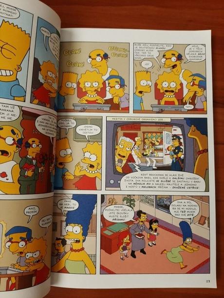Komiks simpsonovi k popukání, 