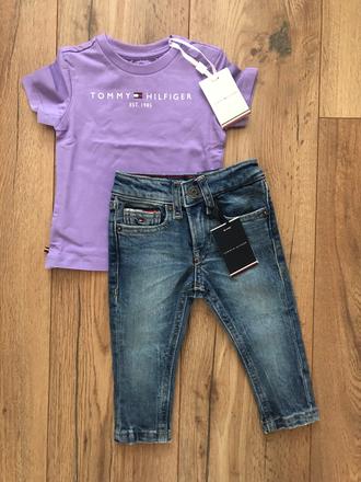 Detske tricko tommy hilfiger, tommy hilfiger,68