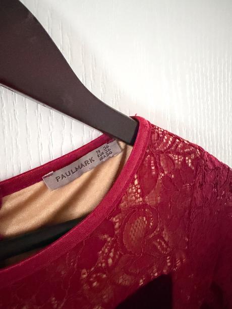 Bordové koktejlové šaty, m