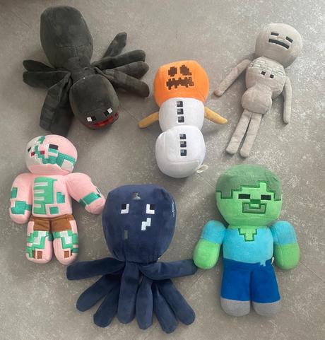 Plyšové postavičky mimecraft, 