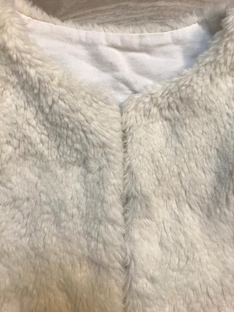 Kožušinková makkučká vestička, george,98