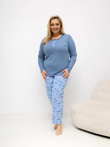Dámske bavlnené pyžamo pre moletky jarka, 4xl / xl / xxl / xxxl