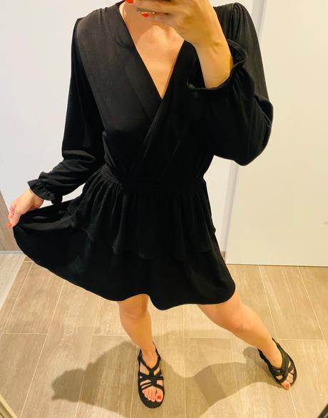 Mango čierne šaty, mango,s