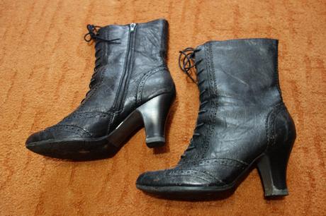 Dámske čierne čižmičky graceland, graceland,38