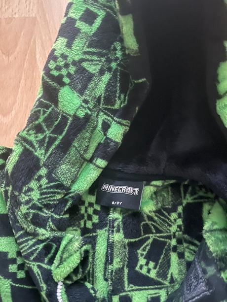 Plyšový overal minecraft 128-134, 134