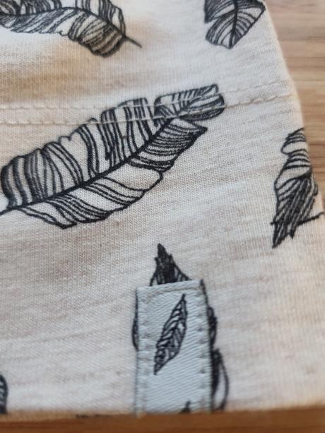 Dzerzejova ciapocka s pierkami 74-80, h&m,74