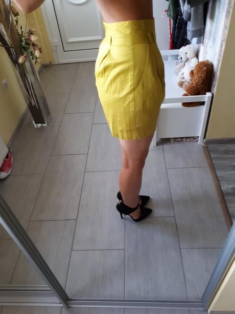 Balónová sukňa, papaya,34