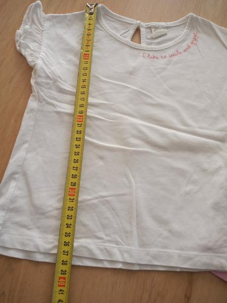 Biele tričko h&m, h&m,92