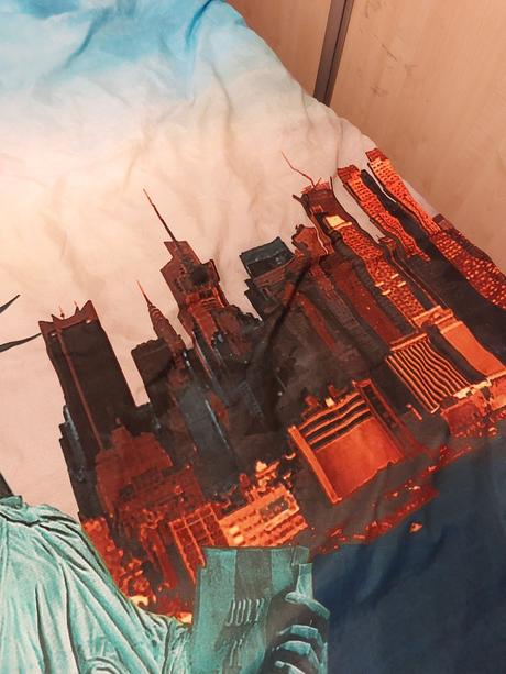 Postelne pradlo 3d socha slobody, šírka (cm): 140,dĺžka (cm): 200