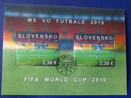 Poštové známky ms vo futbale 2010, 