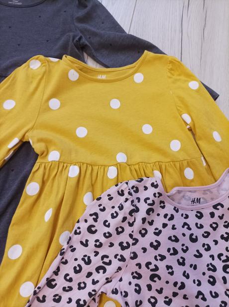 4x šaty h&m 4-6rokov, h&m,116