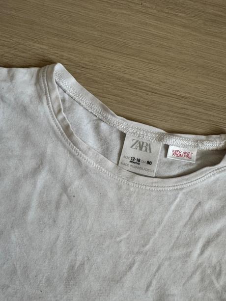 Biele tričko zara-druhe zdarma, zara,86